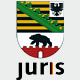 Landeswappen und Schriftzug juris